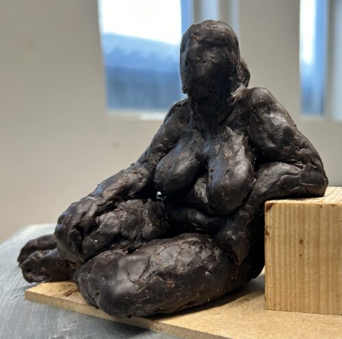 Modellierskizze einer Frau